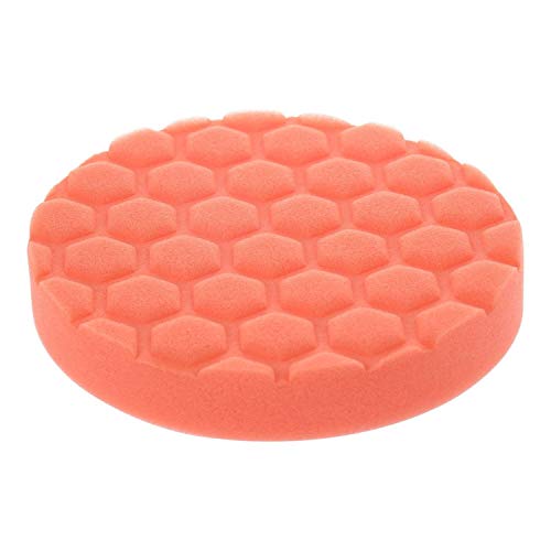 Jinchao-polishing Pads, Pack of 5Pcs Polishing Pad, Sponge Buff Polishing Pad Kits for Car Polisher, Dual Action Polishing Pad,Polishing (Color : Orange) - color: Orange