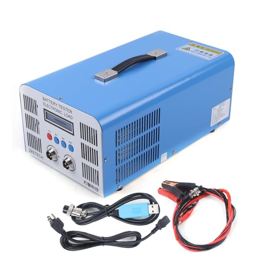 Battery Tester Electronic Load 0.1-40A Large Current Lithium Battery Charge Discharge Capacity Tester, Time/Cut-Off Current/Manual Charge Discharge Termination - style: Electronic Battery Tester Load