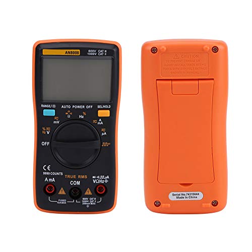 AN8008 Digital Multimeter, Automotive Multimeter, Multimeter Tester AC Voltage Ammeter Current Meter Tester (Batteries Not Included)