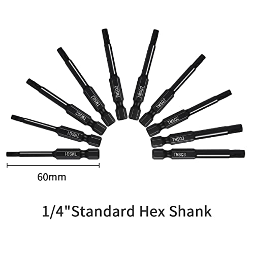 Narwhal 8 Point Star Bit Set for Trailers (24 Pack Double Square - CR-MO Steel) 8 Point Torx Bits in The Following Sizes #1 x6, #2 x12, and #3 x6 for Trailers, RVs, and More - style: Double Square