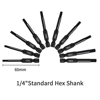 Narwhal 8 Point Star Bit Set for Trailers (24 Pack Double Square - CR-MO Steel) 8 Point Torx Bits in The Following Sizes #1 x6, #2 x12, and #3 x6 for Trailers, RVs, and More - style: Double Square