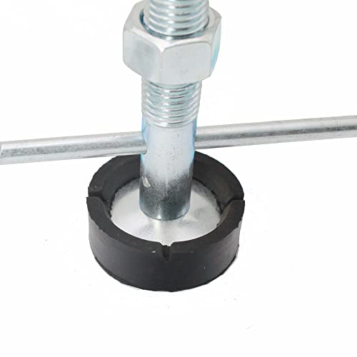 X-Haibei RV Stabilizers Jacks for Trailer Camper 4 Pack Aluminum Stack Jack Stands 6000 Pounds Supports with Cushion Rubbers Adjustable from 11" to 17"