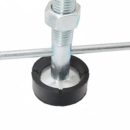 X-Haibei RV Stabilizers Jacks for Trailer Camper 4 Pack Aluminum Stack Jack Stands 6000 Pounds Supports with Cushion Rubbers Adjustable from 11" to 17"
