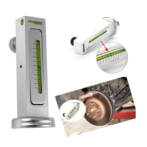 Camber Alignment Tool, Wheel Alignment Magnetic Gauge Tool Horizontal Angle Meter Gauge Camber Setting Aid for Car