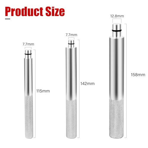WUODAO17pcs Universal Aluminum Bearing Race and Seal Install Driver Set with Bushing Drivers Remover Tool Motorbikes Wheel Axle Bushing Installation Kit