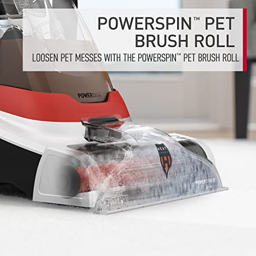 Hoover PowerDash Pet+ Compact Carpet Cleaner, Lightweight Carpet Shampooer | Heatforce Faster Drying, Pet Brush Roll, Use with a Carpet Cleaner Solution for a Bright, Refreshed Home - style: PowerDash Pet+