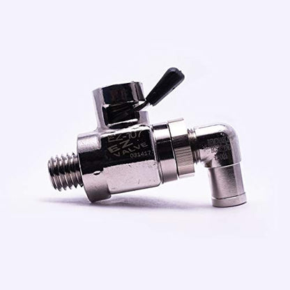 EZ-107(12mm-1.75) EZ Oil Drain Valve with removable L-Shape Hose End Combo