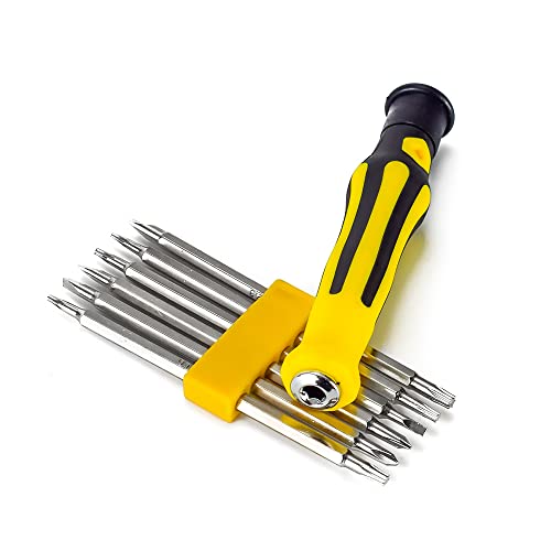 6-in-1 Multi-bit Screwdriver Set Tool All in One, Portable Multi-Purpose Screwdriver, Philips/Torx