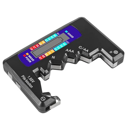 UMLIFE 4PACK BT-886 Battery Tester Checker BatteryTester for Battery C D 9V AA AAA 1.5V -Black - color: 4PCS BT-886 black
