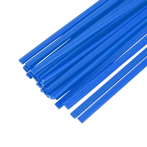 MECCANIXITY 30pcs 8 Inch Plastic Welding Rods PE Welding Strips Welder Rods for Plastic Welder, Car Bumper, Kayak Repair, Blue - color: Blue, size: 8 Inch