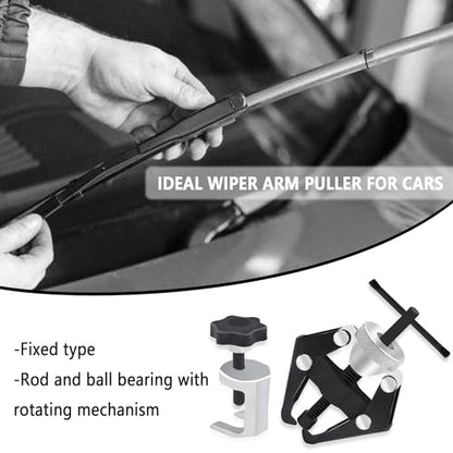 Windshield Wiper Arm Removal Tool Kit,Professional Bearing Puller & Battery Terminal Puller for Easy Removal and Repair Wiper Arms,Universal Wiper Arm Puller Car Accessories - color: Wiper Arm Puller Kits