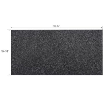 Large 22 x 10 Ft - Oil Absorbent Garage Floor Mat Pad Under Car - Multi-Purpose Garage Floor Mat,, Protects Floor from Spills, Drips, Splashes and Stains, Washable, Non Slip and Waterproof Backing - size: 8'10" x 21'11" (Square)
