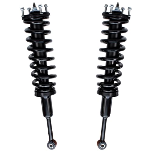 Detroit Axle - 4WD Front Struts for 2007-2021 Toyota Tundra [w/o TRD Package] Complete 2 Struts with Coil Spring 2008 2009 2010 2011 2012 2013 2014 2015 2016 2017 2018 2019 Replacement - size: 171119L_171119R-DA/PAIR