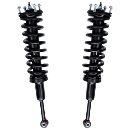 Detroit Axle - 4WD Front Struts for 2007-2021 Toyota Tundra [w/o TRD Package] Complete 2 Struts with Coil Spring 2008 2009 2010 2011 2012 2013 2014 2015 2016 2017 2018 2019 Replacement - size: 171119L_171119R-DA/PAIR