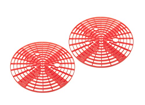Car Wash Bucket Insert Dirt Guard Insert Fits 12 Inch Diameter Bucket or 3-5 Gallon Bucket (2, Red) - color: Red