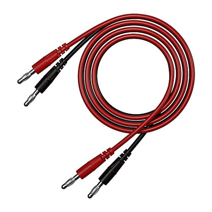 6pcs 4mm Banana PlugTest Leads Kit Digital Electrical Test Probes Back Probe Set Fully Insulated Alligator Clips0079 - style: 6pcs