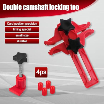 Engine Timing Tool, Camshaft Locking Tool, Engine Camshaft Alignment Timing Tool Kit, Camshaft Sprocket Clamp Kit, Car Main Cam Timing Sprocket Gear Locking Tool Set Suitable for Most Car