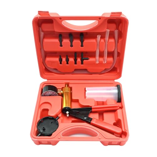 2 in 1 Brake Bleeder Kit with Hand Held Vacuum Pressure Pump, Replacement for Cars, Motorcycles, Trucks, Pickups Vehicles