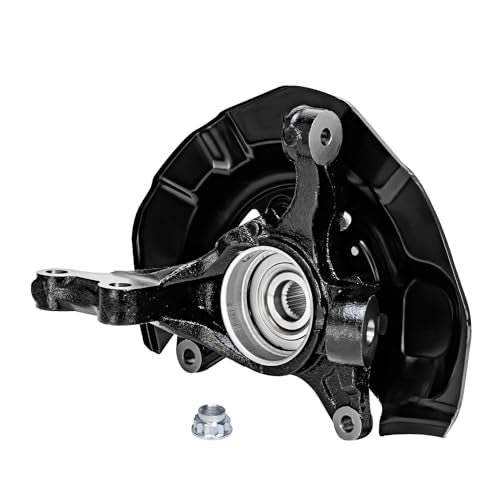 Detroit Axle - 4pc Steering Knuckles Kit for 07-09 Toyota Camry [4-Wheel ABS], 2 Front Steering Knuckles & Wheel Bearing Hubs 2 Rear Wheel Bearing and Hubs 2007 2008 2009 Replacement - size: 4UW48715/Kit