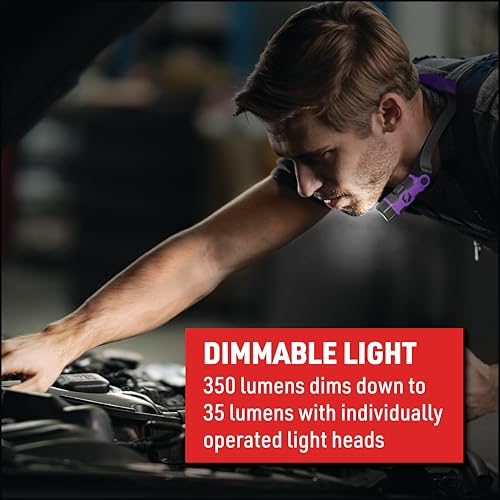 EZRED EZL35RNL-P Rechargeable 350 LM Neck Light - Purple EZR-EZL35RNL-P - color: Purple