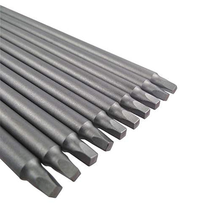 Wolfride 10pcs Square Head Bits #2 Square Drive Bit Set 1/4-Inch Shank Tip Bit #2 Long Magnetic Square Head Screwdriver Bits 5.9 Inch Length - style: SQ2 Head
