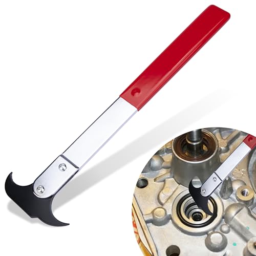 ecocstm Seal Puller Tool, Oil Seal Removal Tool with Dual Hook, Universal Wheel Seal Twister Puller, Heavy Duty Seal Puller and Installer Kit for Oil and Grease Seals Removal