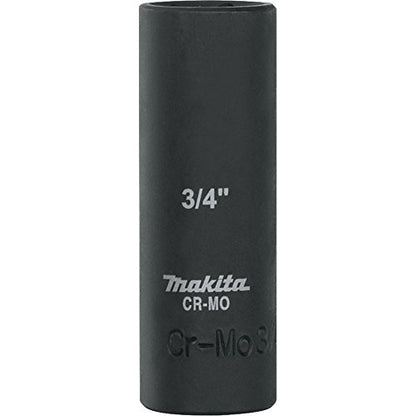 Makita A-96291 3/4" Deep Well Impact Socket with 1/2" Drive - size: 3/4"