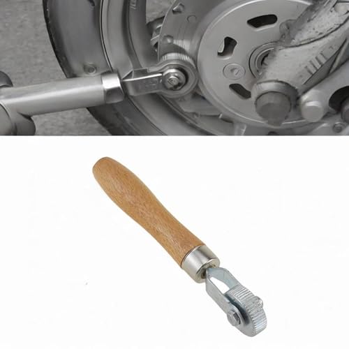 Tire Patch Roller Tire Maintenance Repair Compaction Roller Rolling Wheel Wooden Handle Metal Smooth Ball Bearing Suitable for Car, 1.2cm - size: 1.2cm