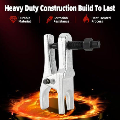 FreeTec 5 in 1 Ball Joint Separator, Pitman Arm Puller Heavy Duty, Tie Rod End Remover Front End Service Tool Set for Car SUV Light Truck
