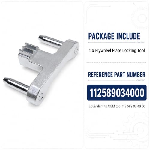 Flywheel Locking Tool 112589034000 Compatible with Mercedes-Benz M112, M113, M272, M273, M276, OM629, OM642