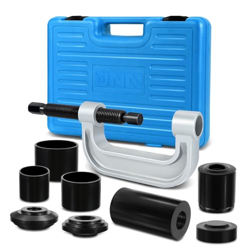 ‎DNA Motoring 10pcs Ball Joint Press Removal/Installation Tool Set with Adapters for Most 2WD 4WD Cars Light Trucks,Blue, TOOLS-00312 - style: 10 Ball Joint Press set 2