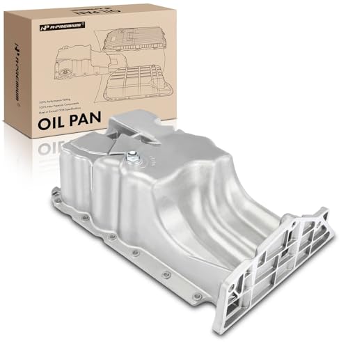 A-Premium Engine Oil Pan Sump with Drain Plug Compatible with Chevrolet Cruze 2011-2016, Sonic 2012-2020, Cruze Limited 2016, Trax 2013-2021 & Buick Encore 2013-2021, 1.4L, Replaces 25196122