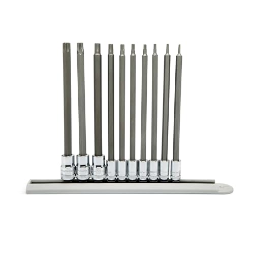 GEARWRENCH 10 Pc. 1/4" & 3/8" Drive Long Torx Bit Socket Set - 80588 - size: 1/4" & 3/8" Drive, style: 10 Pc Long Torx Bit Socket Set