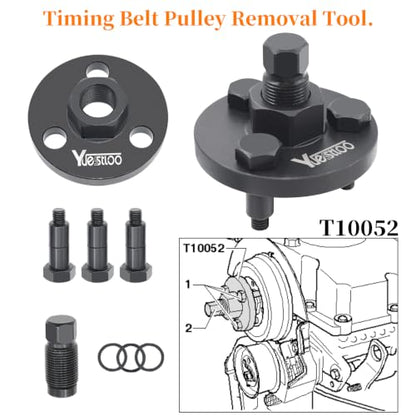 Camshaft Timing Belt Tool Kit, Replaces T10051 | Compatible with VW Audi VAG Golf Seat Tiguan 1.6 2.0 TDI Diesel Engine, with Carrying Case - size: Model B