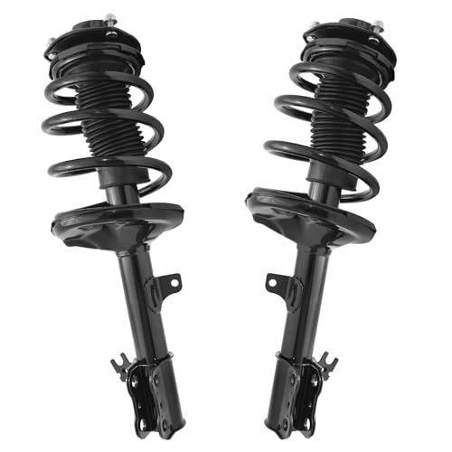 Detroit Axle - 2pc Front Struts for 1999 2000 2001 2002 2003 Lexus RX300, Complete Struts with Coil Spring Assembly Replacement Suspension - size: 11477_11478/Pair