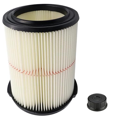 1 Pack Wet/Dry Cartridge Filter Replacement for Craftsman 9-17816 fit fit 5/6/8/12/16/32 Gallon & Larger Vacuum Cleaner - size: 1 Pack