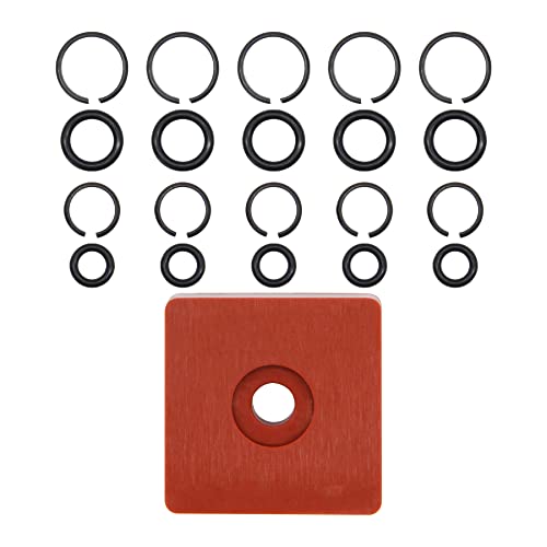 (5+5 Sets) 3/8" & 1/2" Impact Wrench Retainer Rings with O-ring, Fit For Electric/Pneumatic Wrench, Including Anvil Retaining Ring Install Tool - size: 5+5 Sets 1/2"&3/8" Retainer Rings w/ O-Ring & Tool