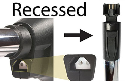 Cen-Tec Systems CT20QD Quiet Drive Central Vacuum Nozzle with Recessed Integrated Wand - size: CT20QD w/ Recessed Wand