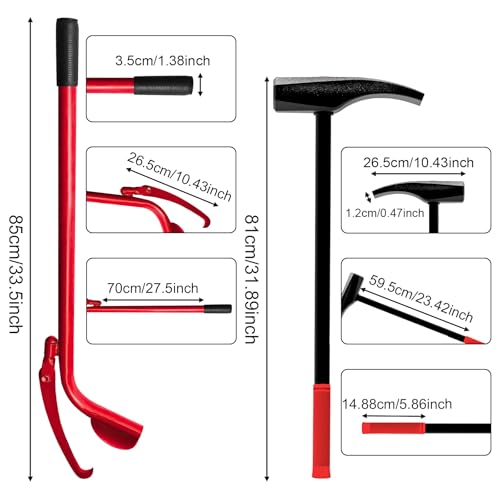 Tire Hammer Tire Bead Breaker and Tire Removal Tool for Tire Changing Tool Tire Changer Kit - style: Tire Remover+Tire Hammer