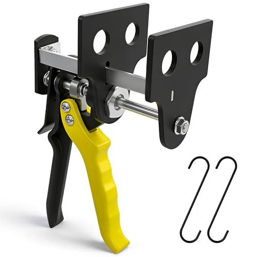 KJE 29100 Brake Caliper Compression Tool, Brake Pad Spreader for Single Dual Quad Piston Brake Pad Replacement, Heavy Duty Caliper Piston Compressor Tool Compatible with Most Cars & Light Trucks