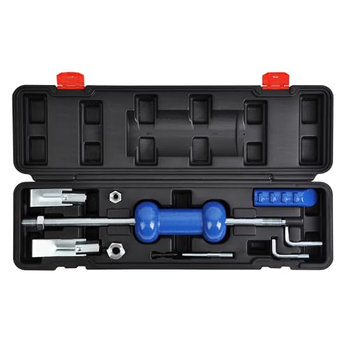 9PCS 5lb Impact Dent Puller Slide Hammer, Dent and Axle Puller Removal Set
