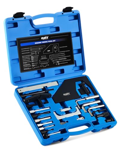 Orion Motor Tech Engine Timing Tool Set, 24 Piece Engine Camshaft Alignment Timing Tool Kit Compatible with Ford Mazda 1.4 1.6 1.7 1.8 2.0 2.3 L, Camshaft Holding Crankshaft Alignment Tool with Case