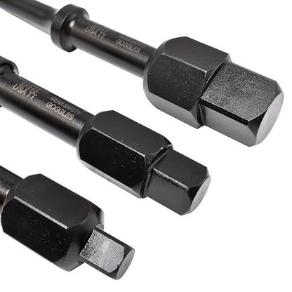 Mayhew Tools 32058 Pneumatic Bolt Breaker Set, 3-Piece - size: 3-Piece