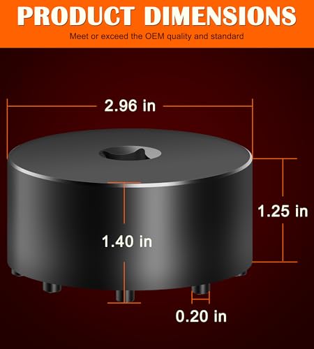 Bonbo 31510 Axle Nut Socket - 9 Pin Hub Nut Socket Fits for GM 2020+ Silverado and Sierra 2500/3500 Trucks with 11.5" and 12" Dual Rear Wheel Axle Hubs, 1/2" Drive