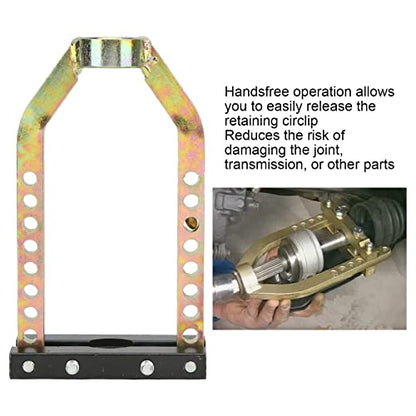 CV Joint Puller Tool,Universal CVJ CV Axle Separator, Removal Tool for Propshaft, 9 Holes, Zinc Plated Steel, Easy Removal of CV Joint, U,Joints, Axle, and Shaft
