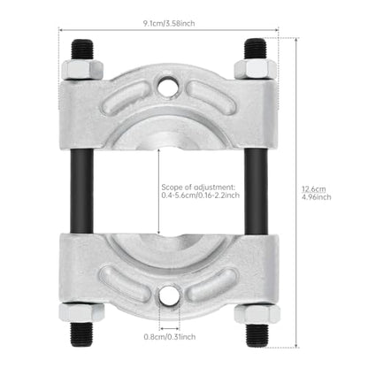 ChgImposs Heavy Duty Bearing Puller with 1/8 to 2 inch Jaw for Gear Pinion/Wheel Hub/Bearing Separator, Chrome-Plated Steel Splitter Tool - size: 1/8 to 2 inch