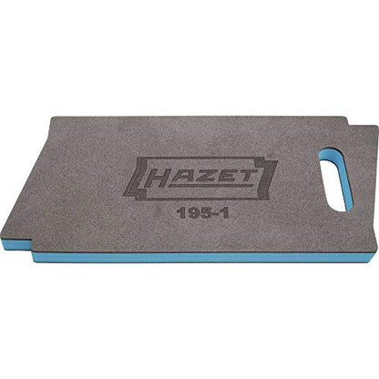 HAZET 195-1 Knee Mat, Gray/Blue, 17.7 x 8.3 x 1.2 inches (450 x 210 x 30 mm), Made of Non-Absorbent Foam, Wipable