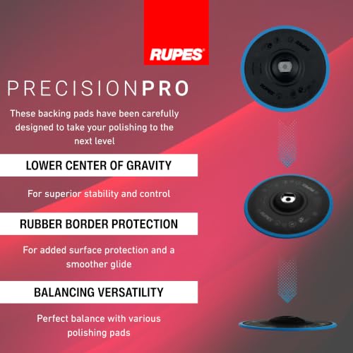 RUPES BigFoot LHR21 Mark V Random Orbital Starter Polishing Kit | Includes D-A Compounds, Wool Pads, Cloths & Cord Clamp | Compact Design | PrecisionPro Backing Pad | Reduced Vibration - size: Starter Kit