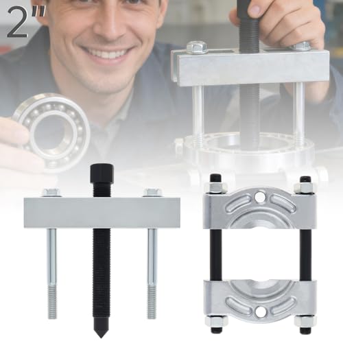 ChgImposs 1/8–2 Inch Bearing Splitter & 5 Inch Gear Pulley Puller Set, Heavy Duty 40Cr Steel Separator Tool for Wheel Hub, Pinion, Crankshaft, Automotive & ATV Repairs