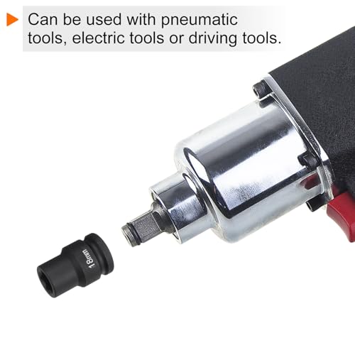 HARFINGTON 6-Point Impact Socket 3/4" Drive 18mm Metric 40Cr Alloy Steel Spindle Axle Nut Impact Socket - size: 18mm